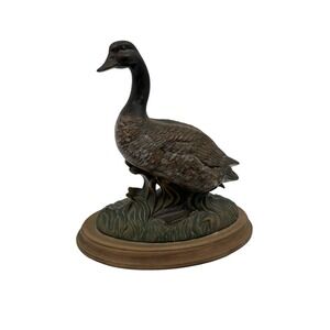 Vintage Atlantic Mold Duck Figurine Ceramic Bird Sculpture Figure‎ Embossed 11"